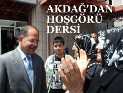 Akdağ'dan iyi niyet yaklaşımı